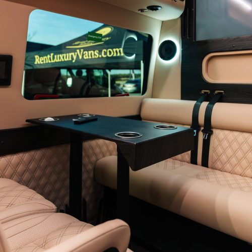 Executive Shuttle Seating with Table