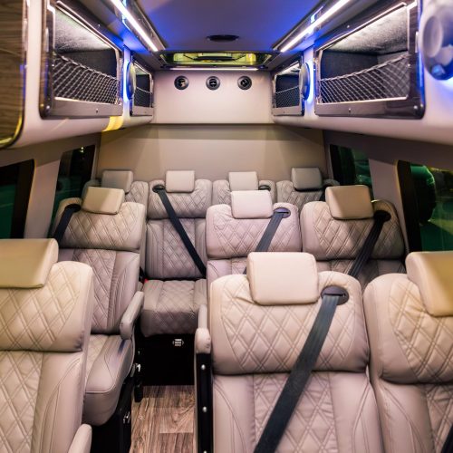 Luxury Shuttle Row Seating